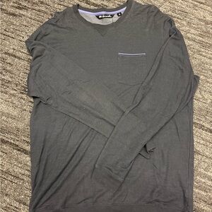 Travis Mathew Dark Gray Long Sleeve Tee